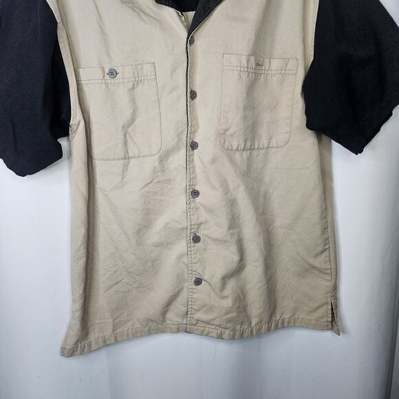 Vintage Harley Davidson Button Up Short Sleeve Shirt Mechanic Motorcycle Mens XL - Picture 3 of 9
